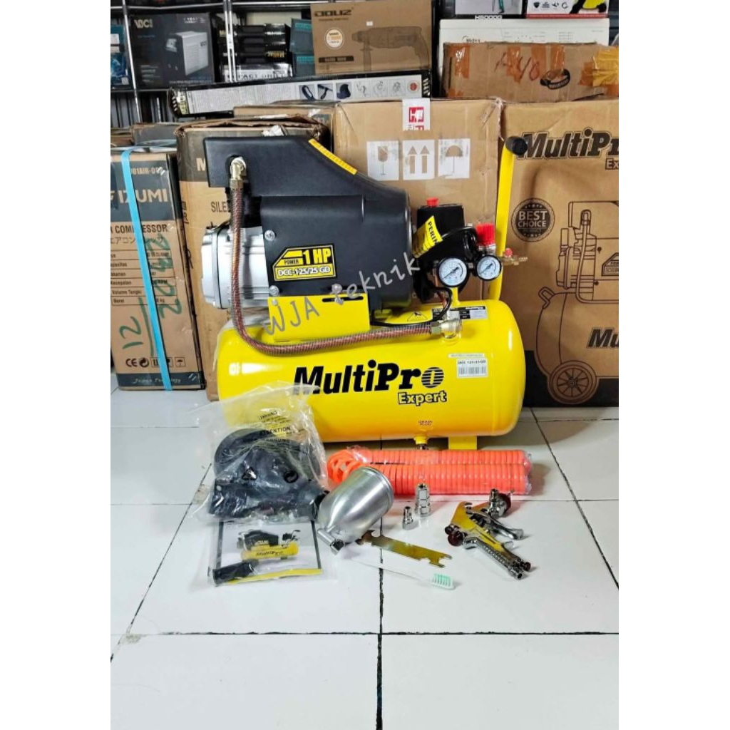 Mesin Kompresor 1Hp MULTIPRO Semprot Cat Komplit