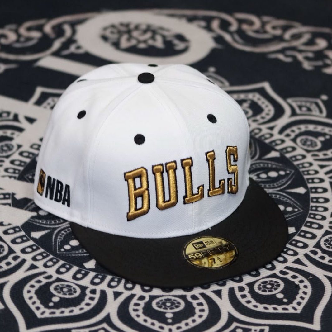 NEW ERA 59FIFTY DAY CHICAGO BULLS WHITE CAP