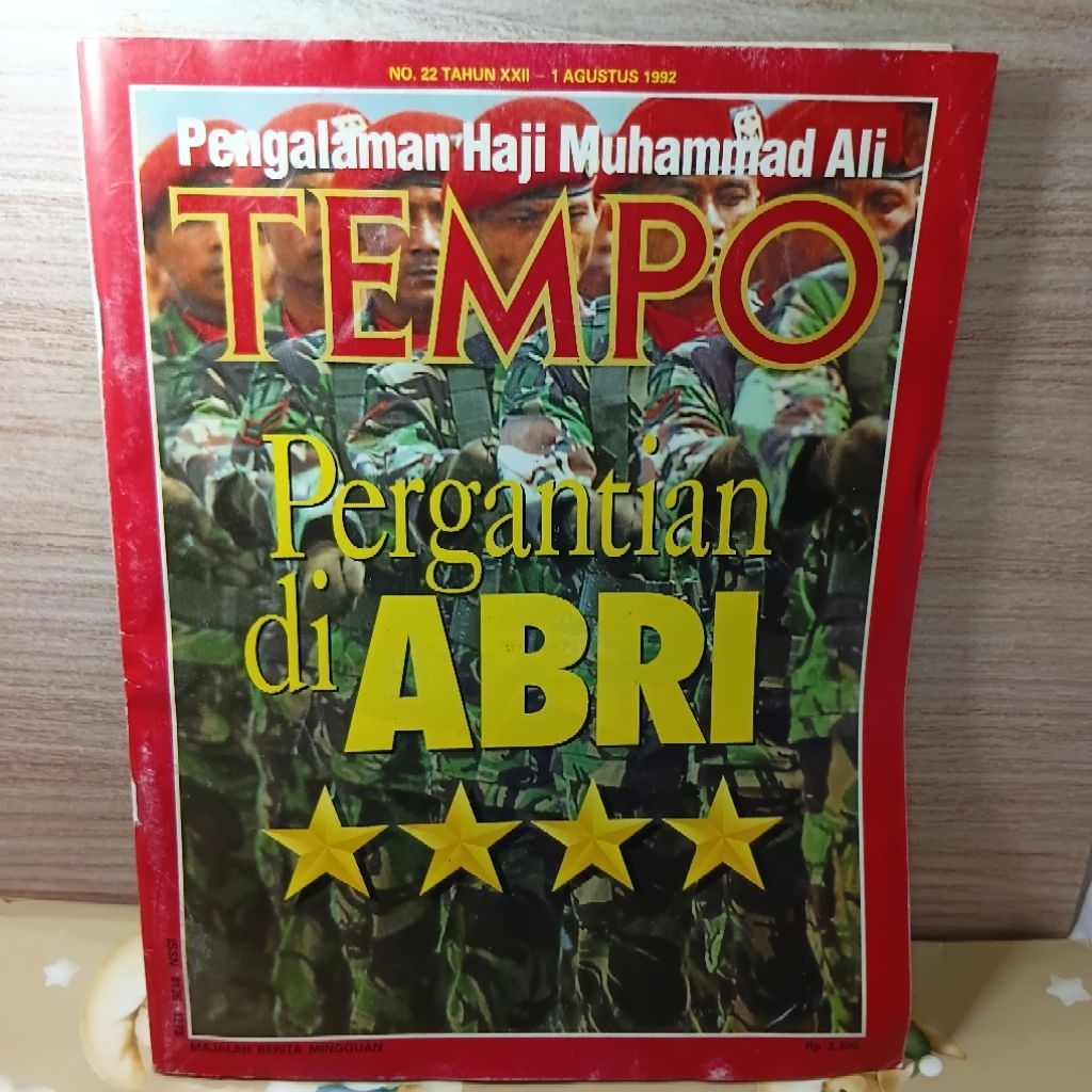 MAJALAH TEMPO 1992 Pergantian ABRI