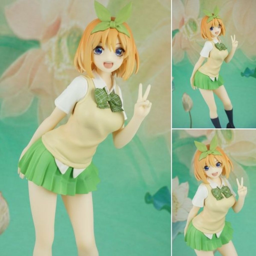 Yotsuba Nakano 5 Gotoubun Mainan Figure Girl Boneka Anime The Quintessential Wibu Patung Cewe