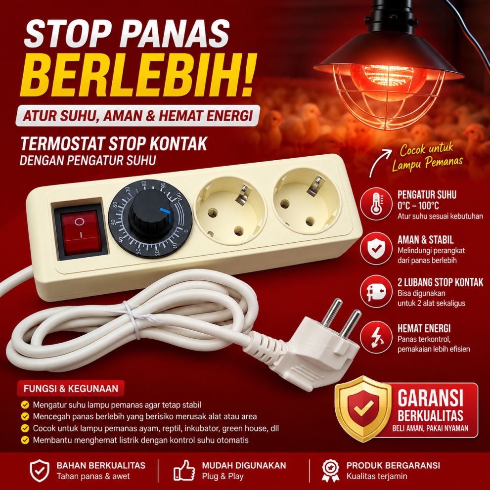 Dimmer / Dimer Gerinda / Dinamo / Pemanas  Pengatur Kecepatan Motor Speed Controller - Pengatur Pema