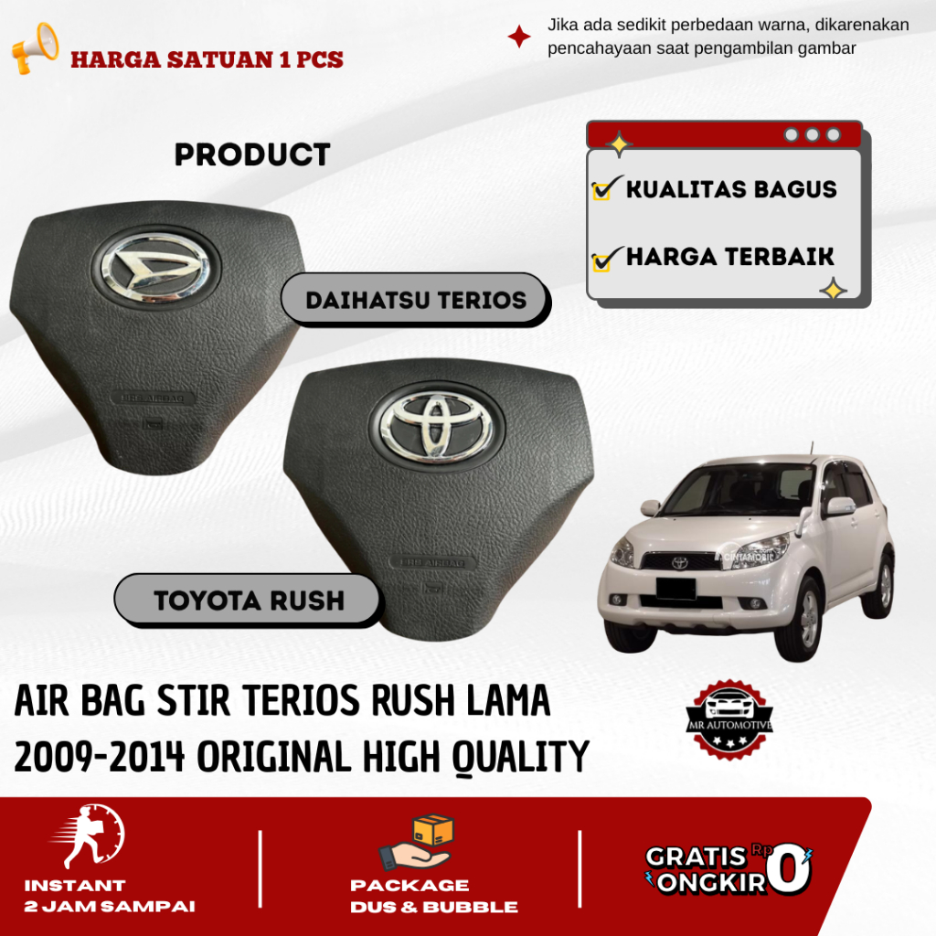 Air Bag Stir Terios Rush Lama 2009-2014 Original