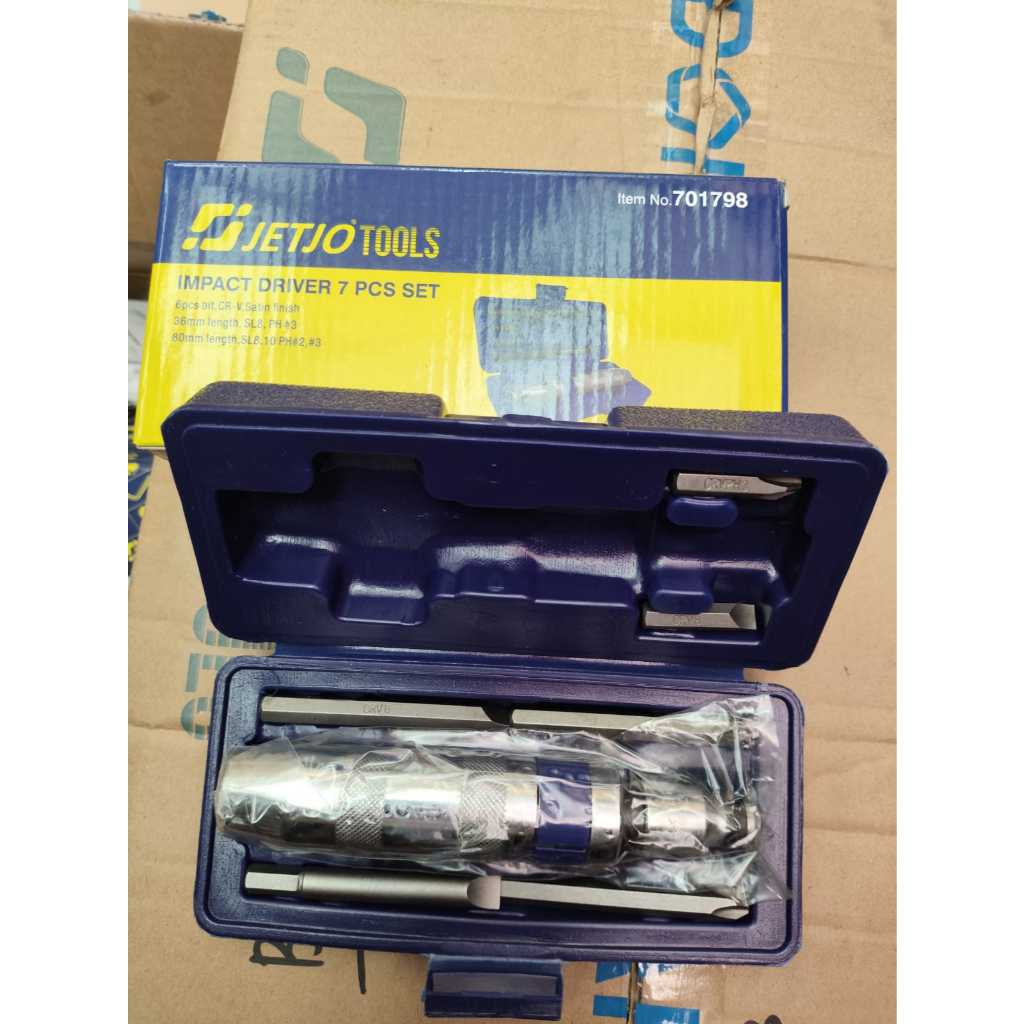 Obeng Ketok Set JETJO TOOLS 701798 / Impact Driver Set LAKONI PRO