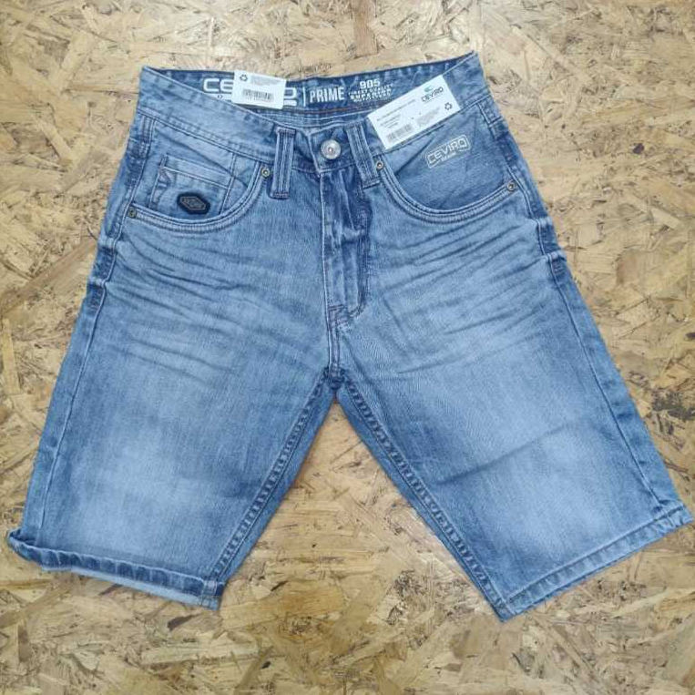Celana Jeans Pendek Pria Ceviro.co Original / Pola Slimfit