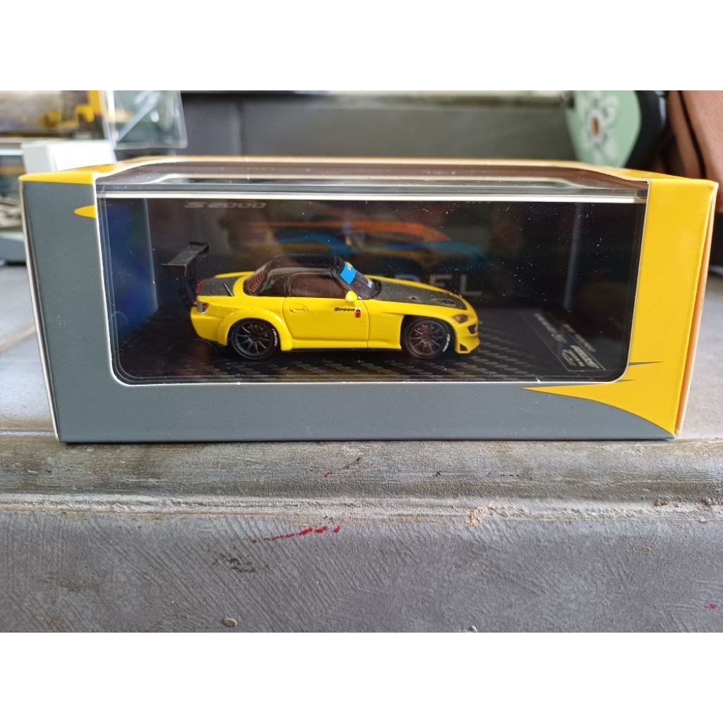 YM Model 1:64 Resin Honda S2000 Limited 473/699 Yellow