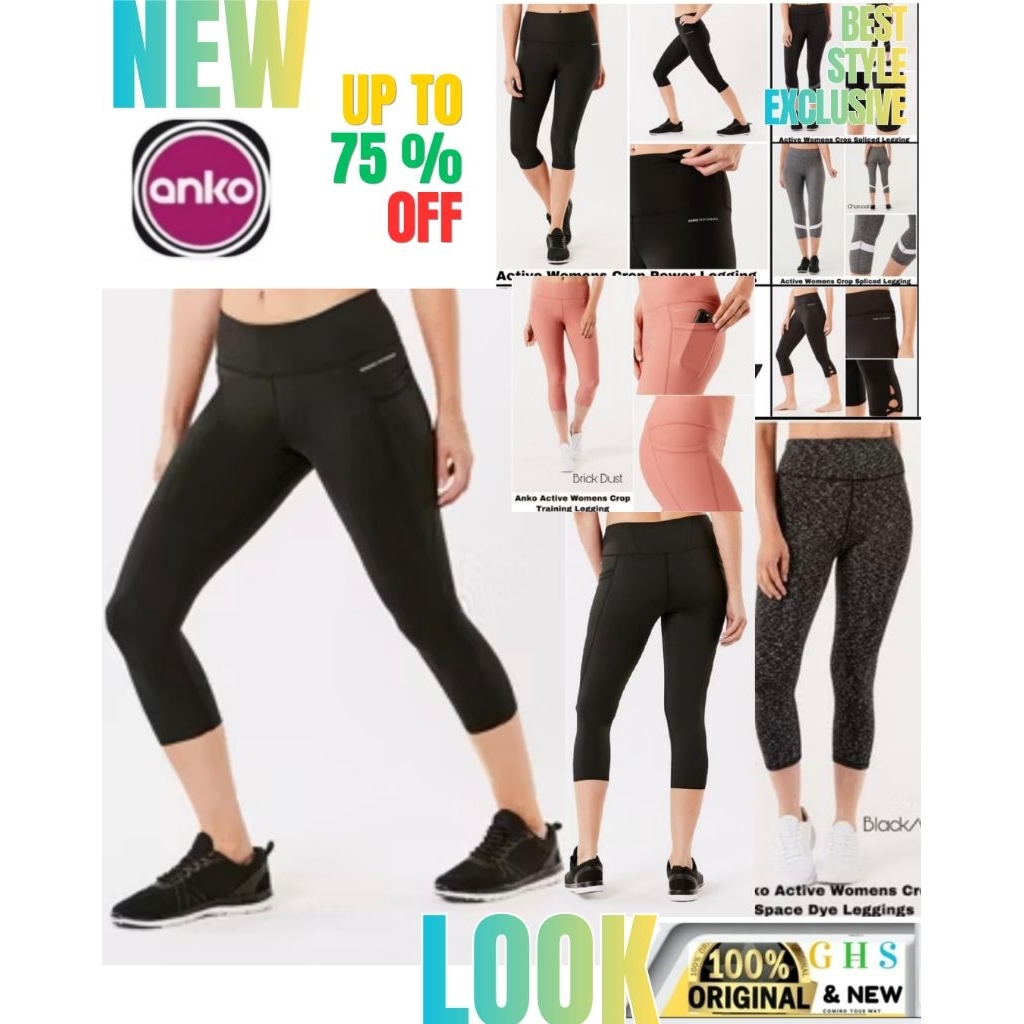Anko Active Womens Capri LeggingMaterial : Nylon and elastane