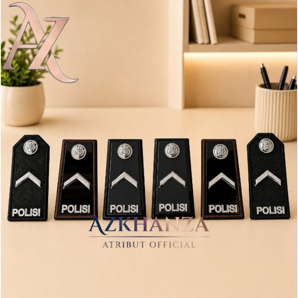 SET PANGKAT PDH/PDU/PDL BRIPDA POLRI PREMIUM LUXURY TERLENGKAP - PANGKAT BRIPDA POLRI FULL MIKA - PA