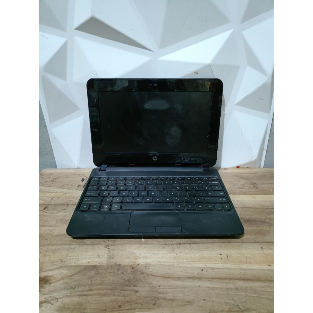 Notebook HP mini 110 - MESIN HIDUP - MINUS LCD MATI - RAM 1GB - HARDISK 350GB