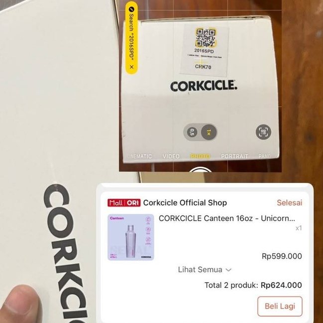 [Preloved] Tumbler CORKCICLE Canteen