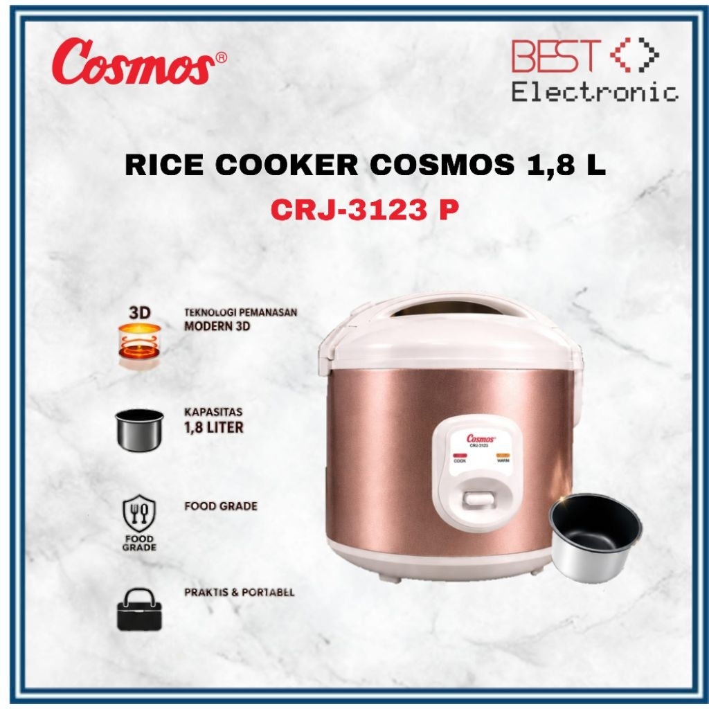 MAGIC COM/RICE COOKER CRJ3123P 1,8LITER CRJ 3123 P