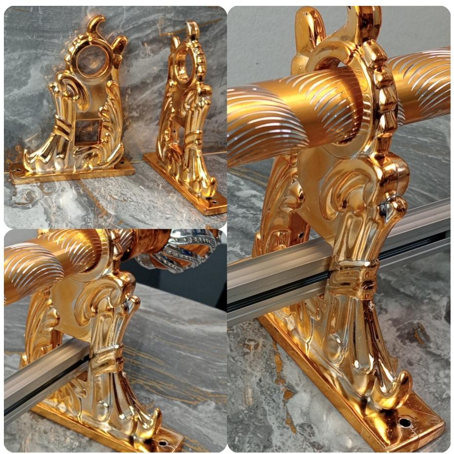 Bracket Penyangga Rollet Gorden Model Eropa Mewah Minimalis Braket Rel Gorden