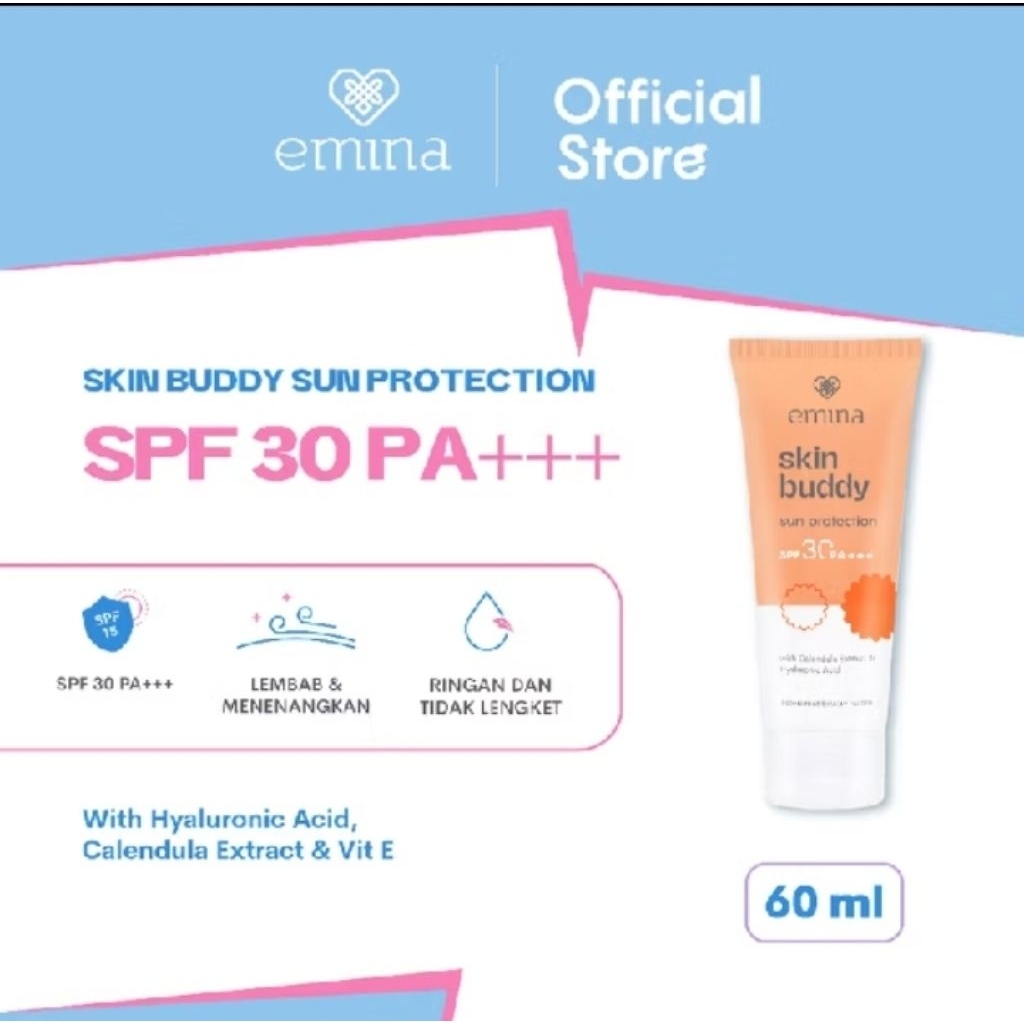 Emina Skin Buddy Sun Protection SPF 30 PA+++  | Emina Sunscreen