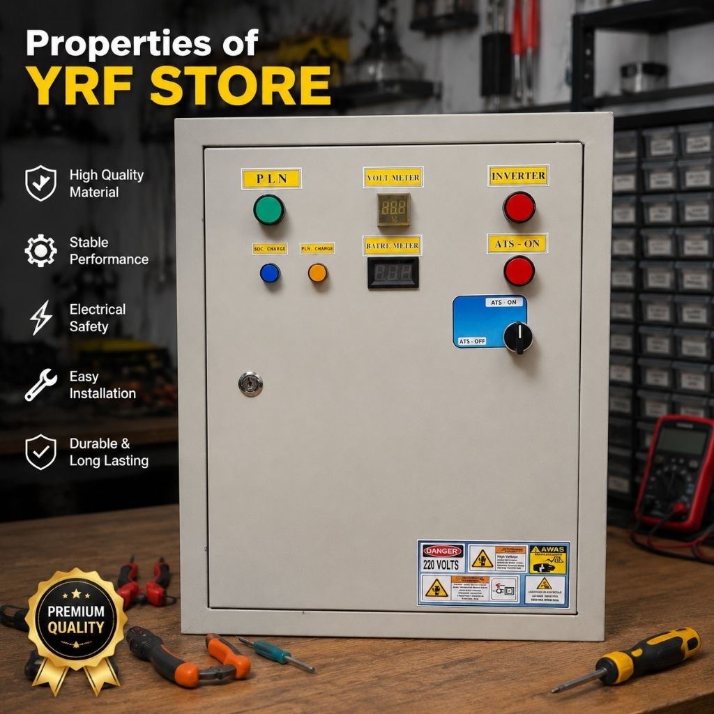 Panel ATS Custom / Panel ATS Inverter / ATS-AMF / Panel Wind Turbin / Panel PLTS Unit Custom Sesuai 