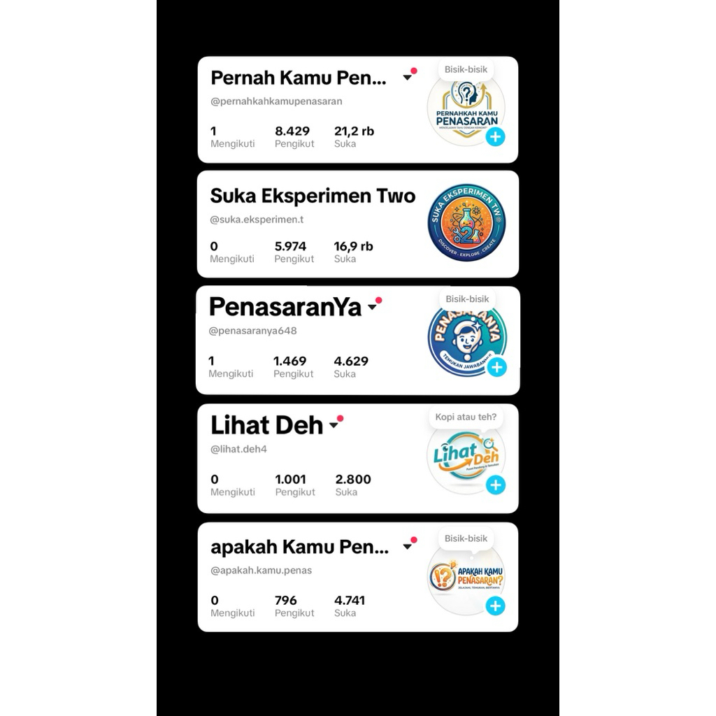 AKUN TIKTOK AFFILIATE