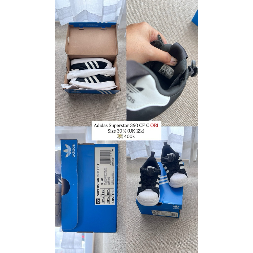 SEPATU ADIDAS SUPERSTAR 360 KIDS PRELOVED