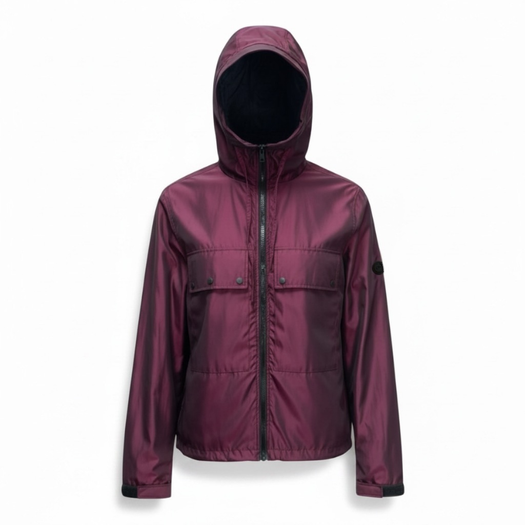 OUTFIRM - Jaket Nylon “HUBNER” Burgundy Bunglon