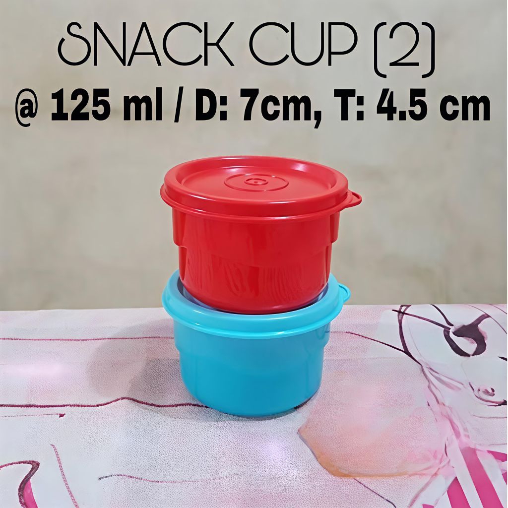 snack cup tupperware