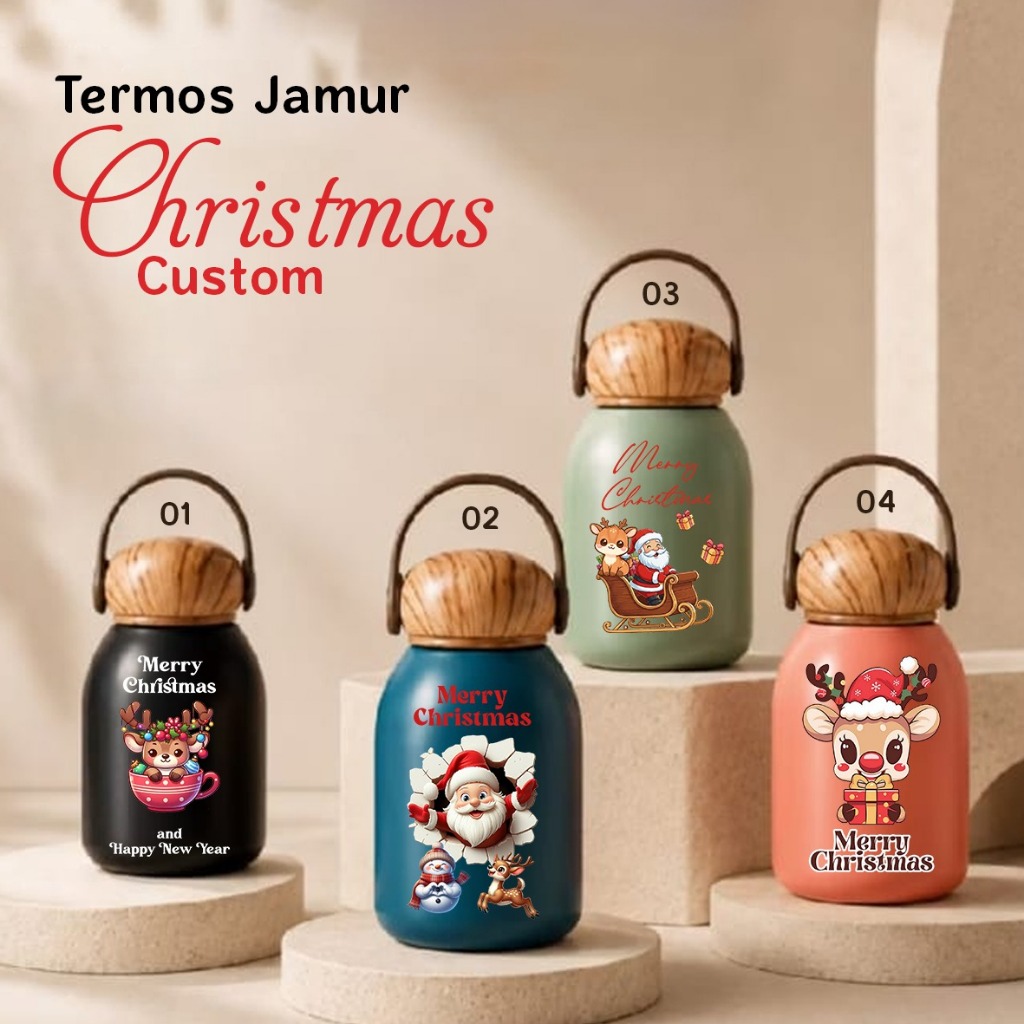 HAMPERS NATAL / CHRISTMAS / SOUVENIR SATUAN / LEBARAN / IMLEK / TERMOS CUSTOM HARDBOX   / SOUVENIR S