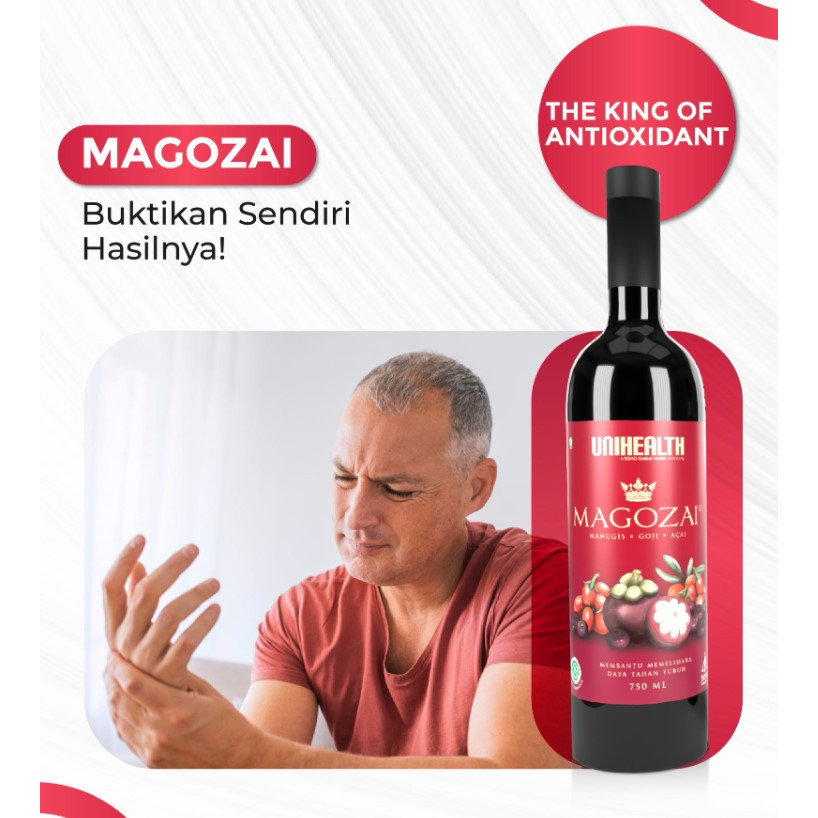 Packing Aman Magozai Herbal Manggis Gozi Acai Berry Bisa COD Magozai 750ML BPOM EXP 2026