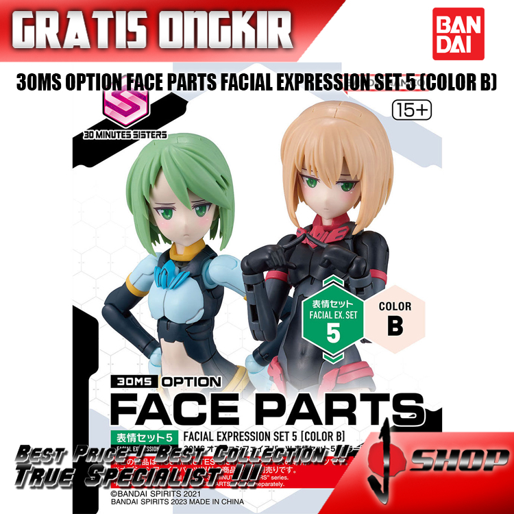 30MS / 30 MS / MINUTE SISTERS OPTION FACE PARTS FACIAL EXPRESSION SET 5 (COLOR B)