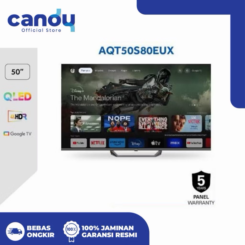 AQUA QLED TV 50 inc