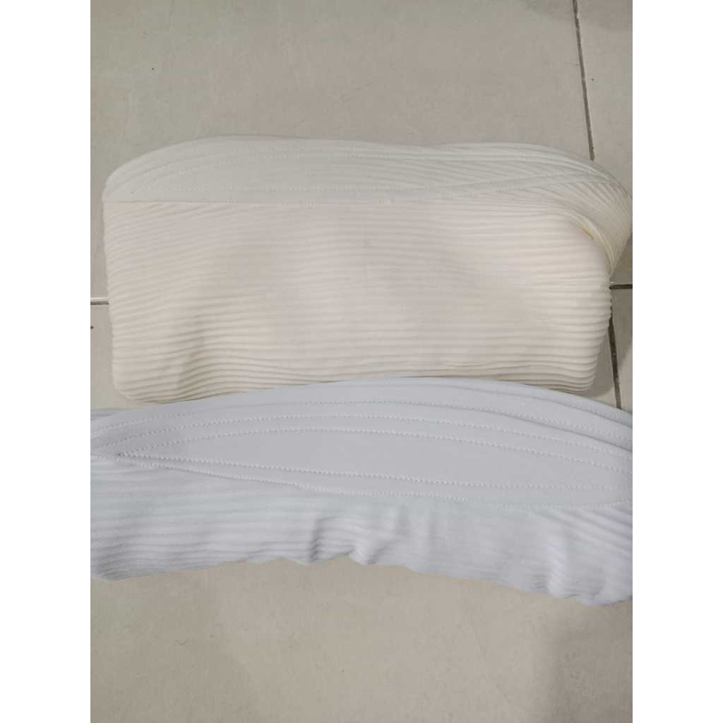 Torbus Kerudung Topi Hijab Hitam Putih, torbus gontor putri, torbus kerudung pondok, daleman kerudun
