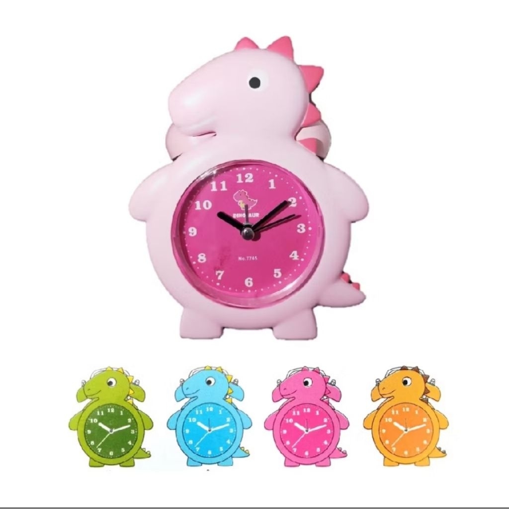 JAM BEKER LUCU - JAM WEKER KRING DORAEMON HELLOKITY Dino JAM BEKER ANAK KARAKTER JAM ALARM