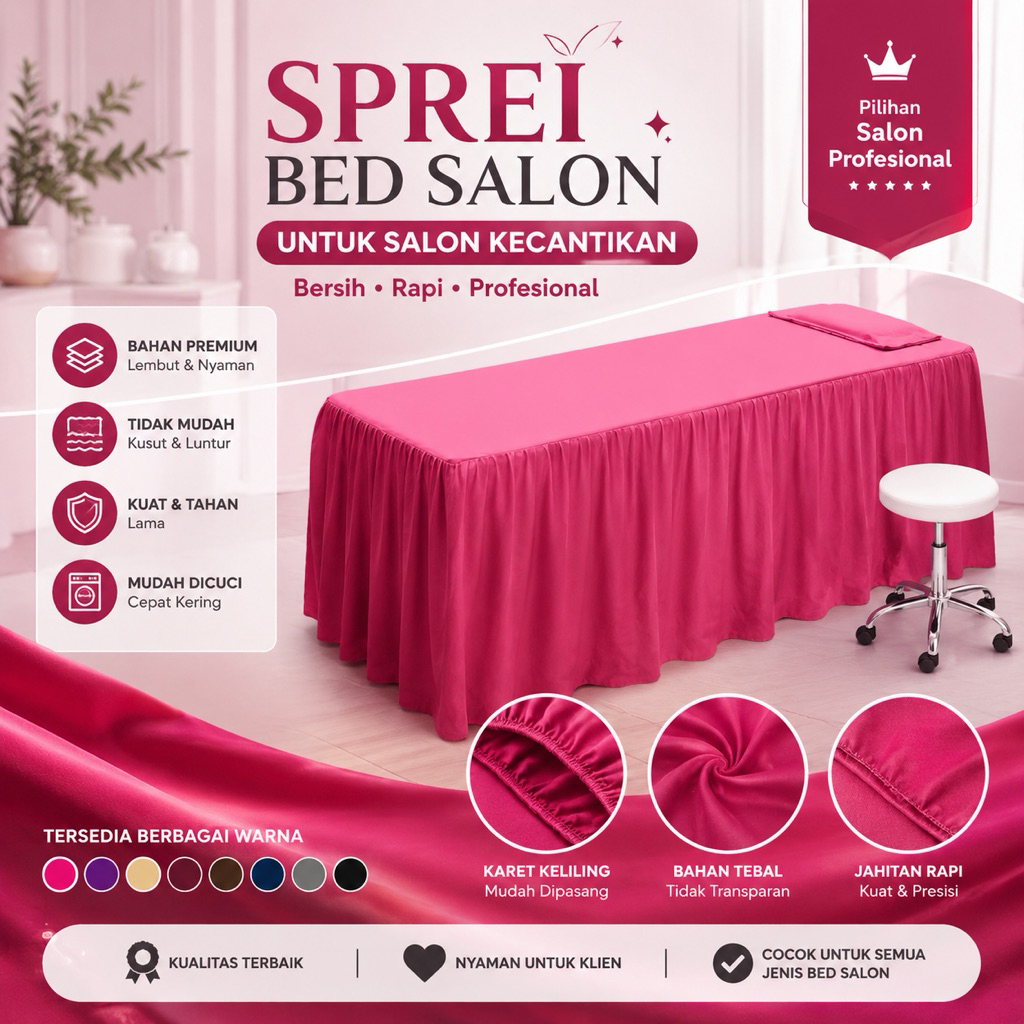 Sprei Bed Salon Kecantikan Sprei Facial Klinik Kecantikan Facial Bed