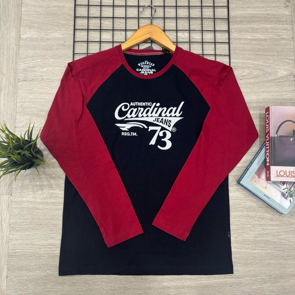 Kaos Cardinal Lengan Panjang Pria Original