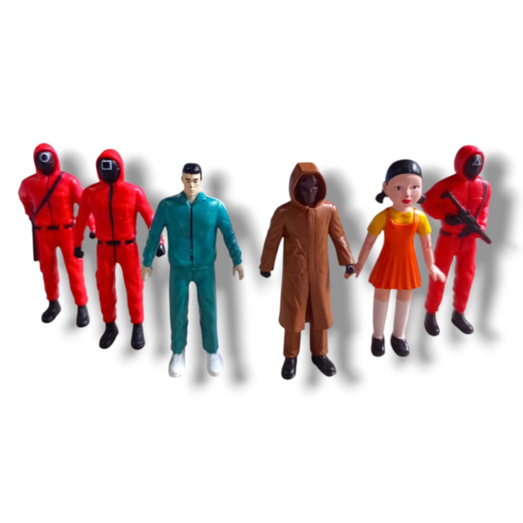 Mainan Anak Action Figure Squid Game Korean