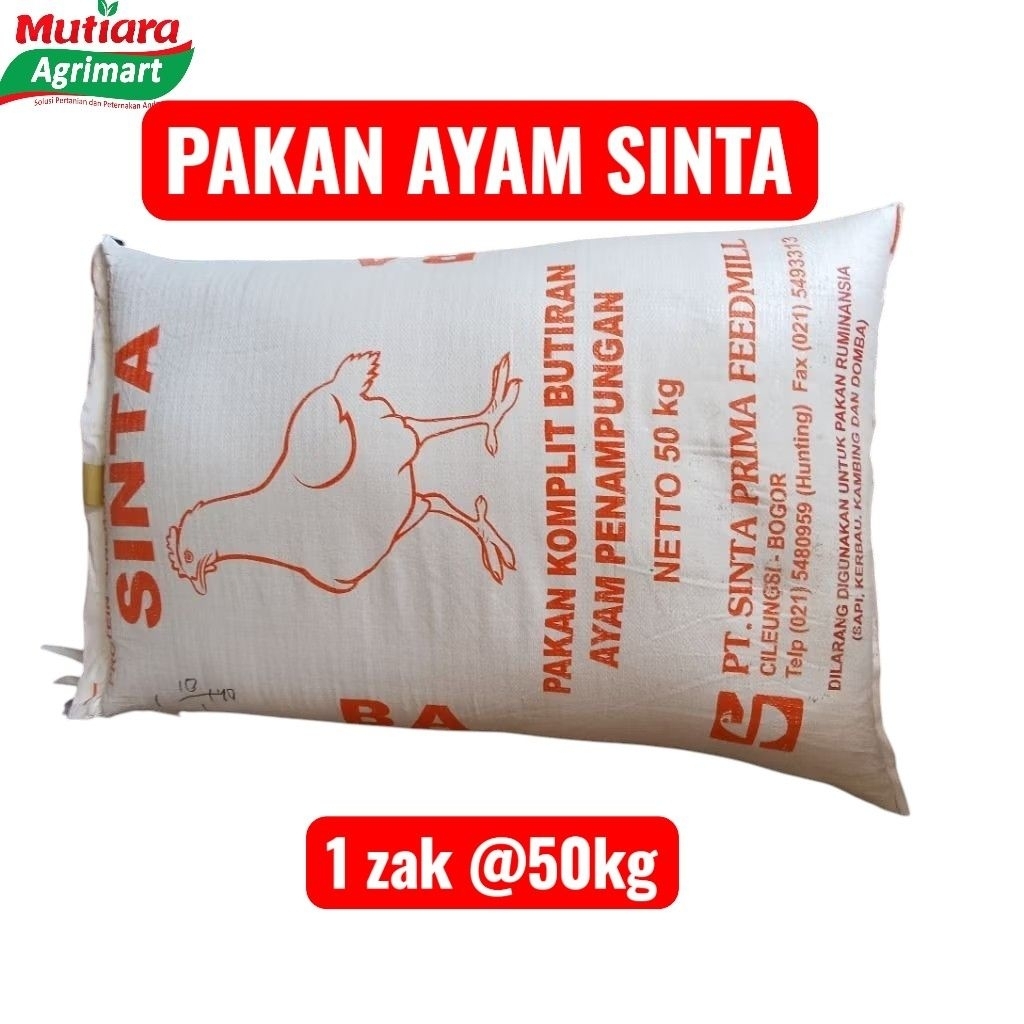 VOER AYAM BURAS SINTA 50KG // PAKAN AYAM BURAS 50KG