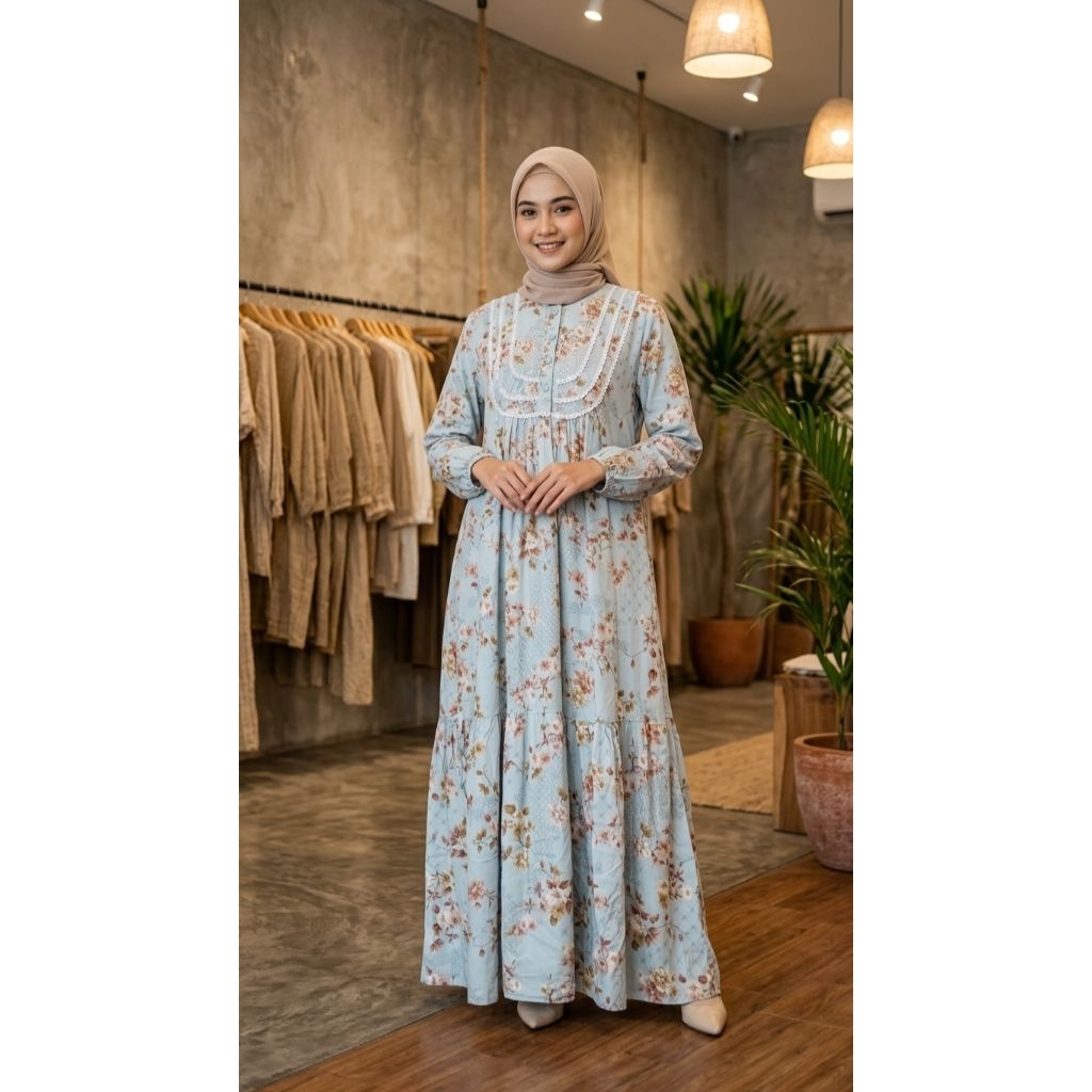 Gamis BWi188 by buana Dress New