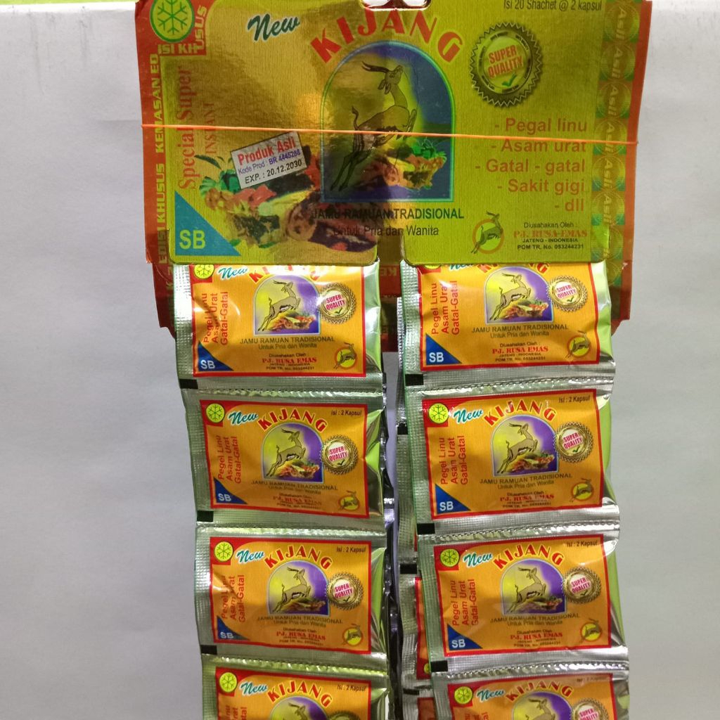 Kapsul Kijang Herbal - 100% Original, Bahan Alami, Obat Tradisional