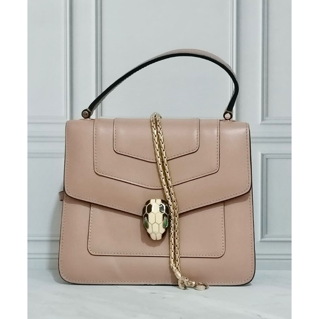 Preloved Bvlgari Serpenti Forever handle bag