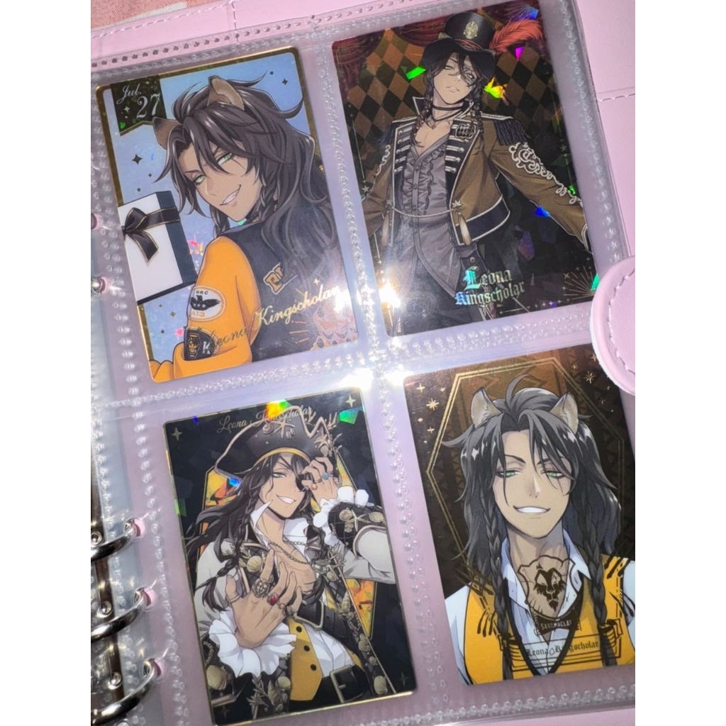 Leona Twisted Wonderland wafercard and metalcard