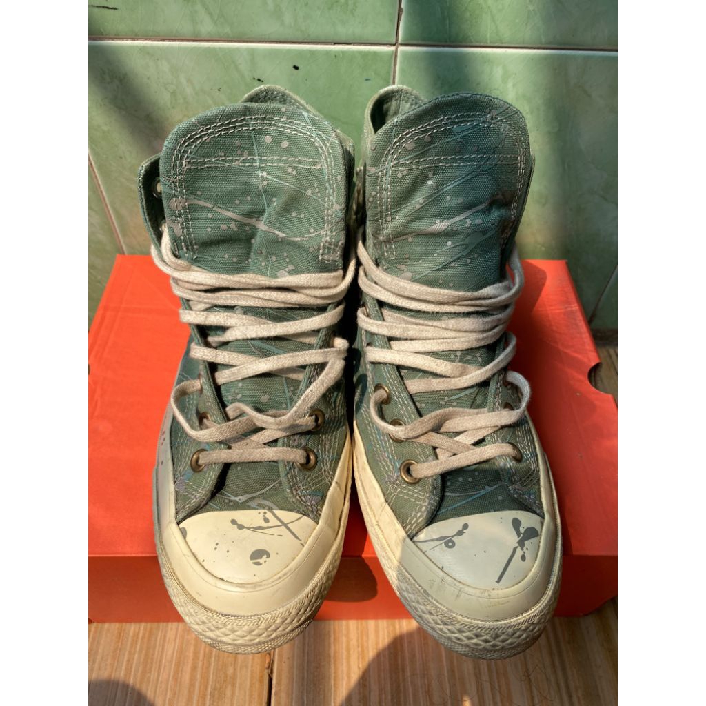 Converse70s - Hi Splatter Green
