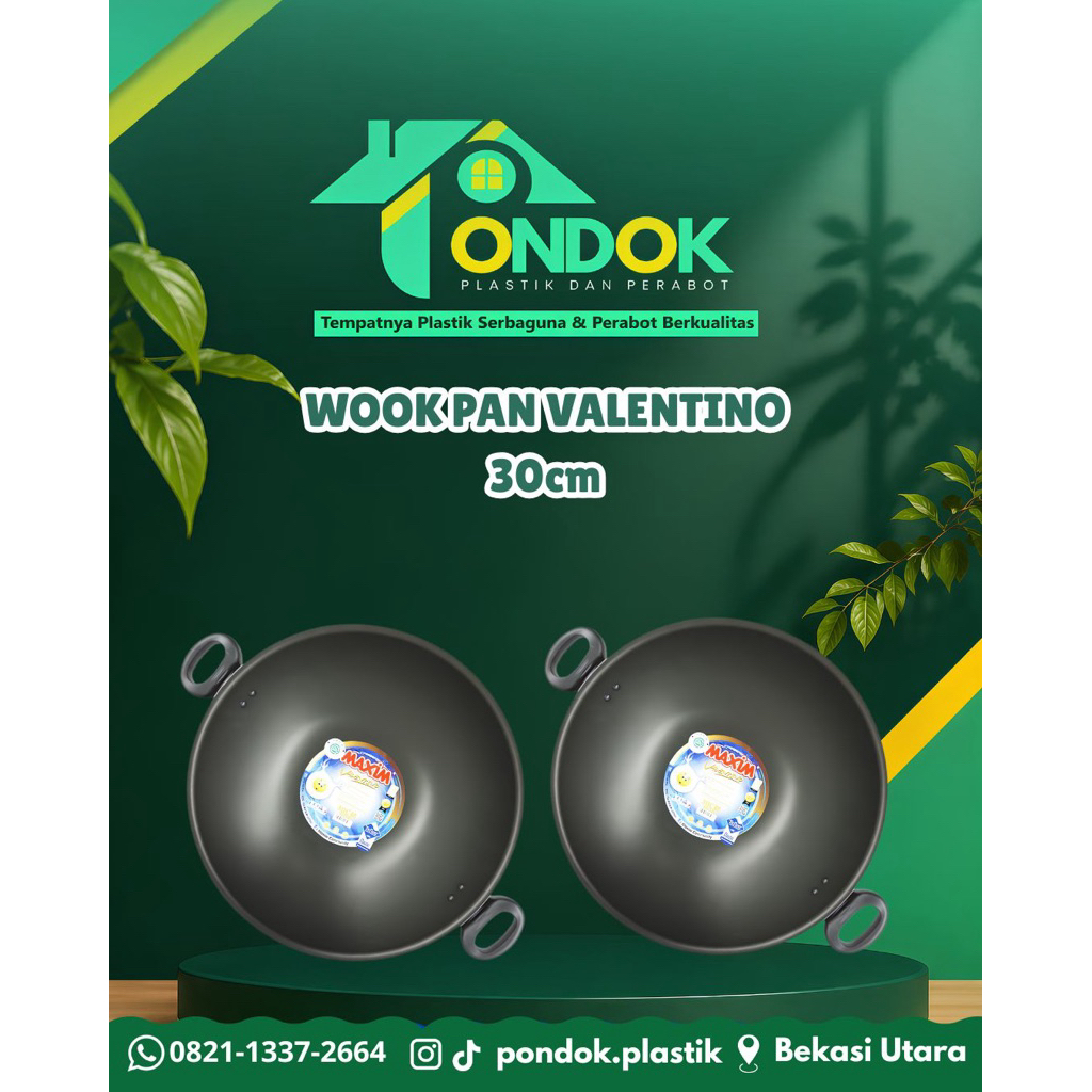 WOK PAN MAXIM VALENTINO 30cm
