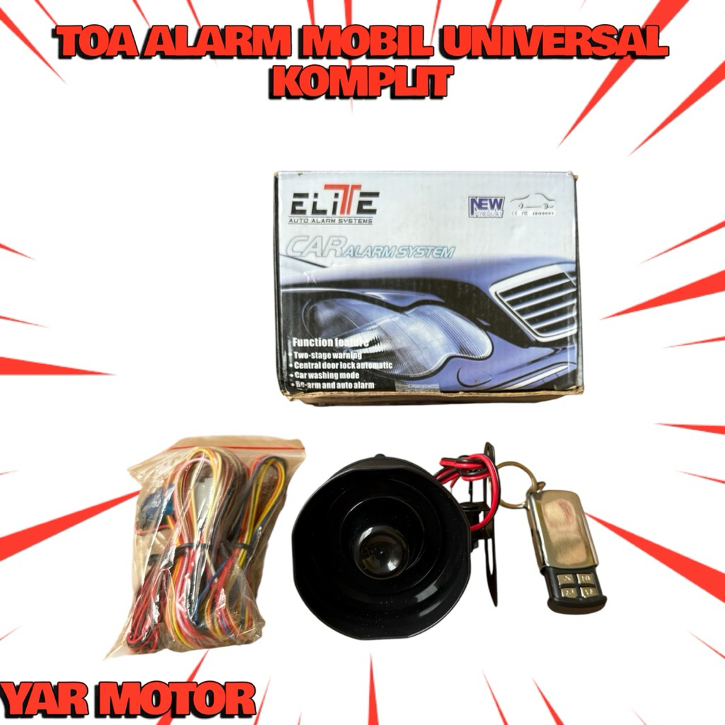 ALARM MOBIL UNIVERSAL TOA SERINE ALARM MOBIL UNIVERSAL KOMPLIT