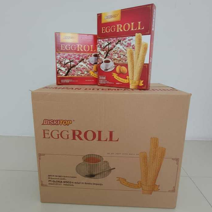 Biscuit Egg Roll 86gr x 24 / Biskitop Egg Roll Biskuit 1dus