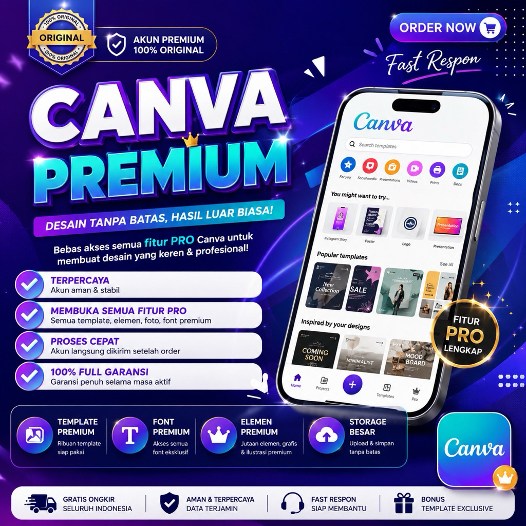 Templete Canva Premium | GARANSI