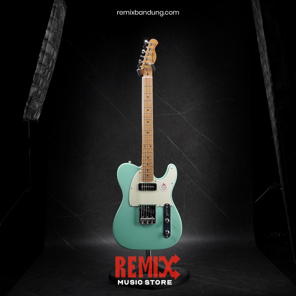 Gitar Elektrik Bacchus Universe Telecaster BTE-2RSM/M Seafoam Green