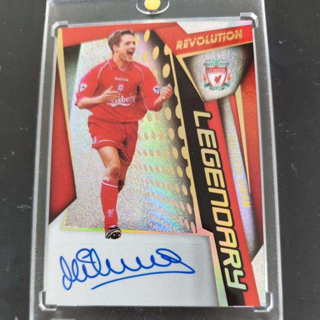 Autograph Michael Owen legendary revolution Liverpool