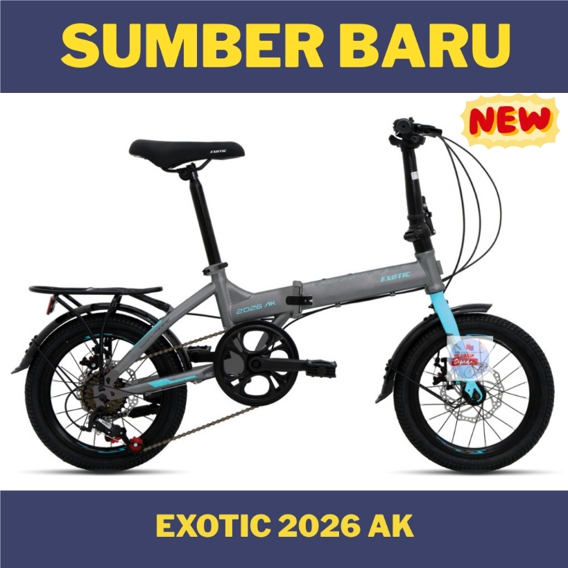 Sepeda Lipat Exotic 2026 AK 20" Sepeda Anak