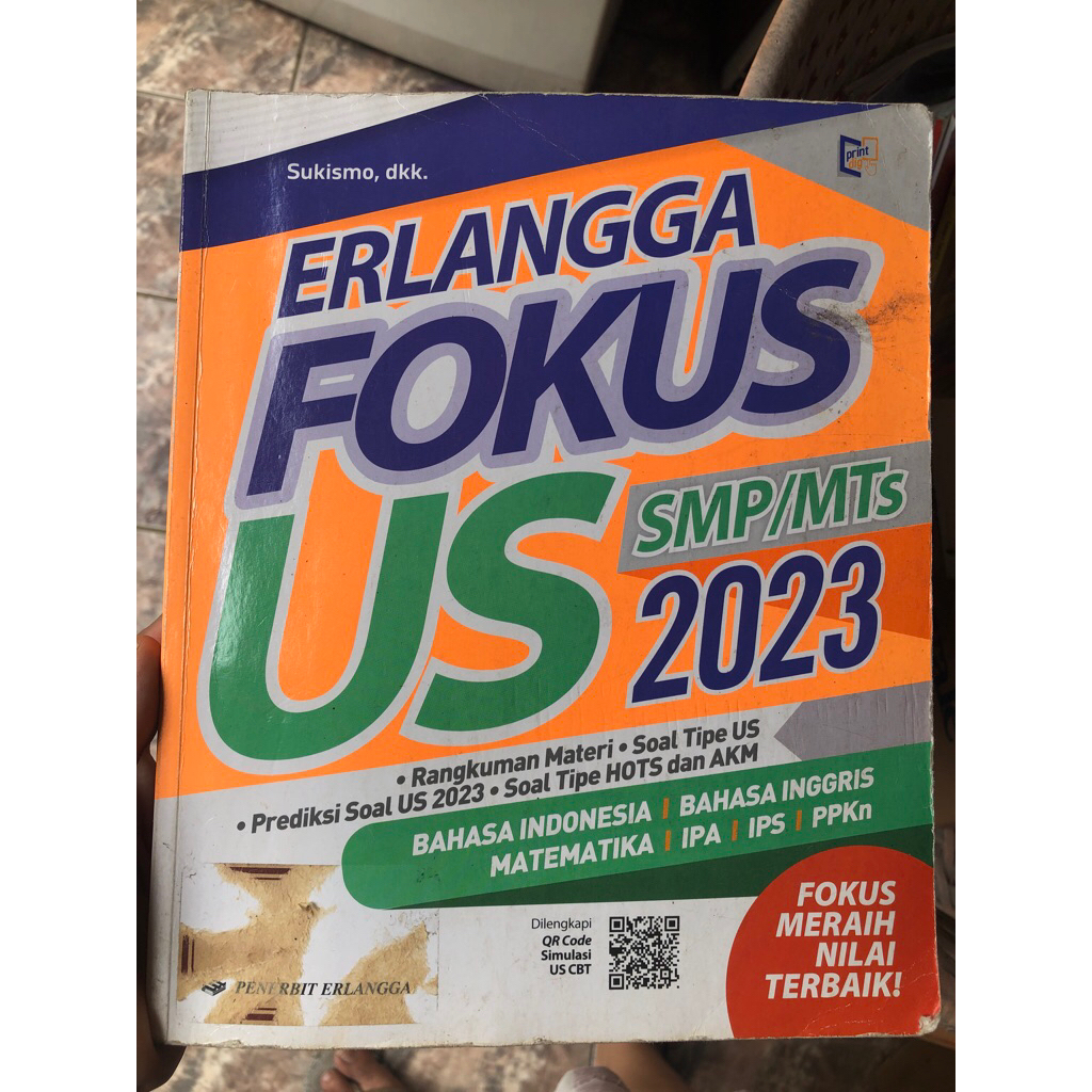 Erlangga. FOKUS US. SMP/MTs 2023