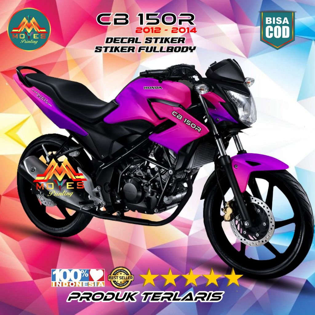 ( COD ) Aksesoris Kendaraan Hond CB 150 Old Full Body - Decal Cb150r Old Full Body Stiker Cb150r Old