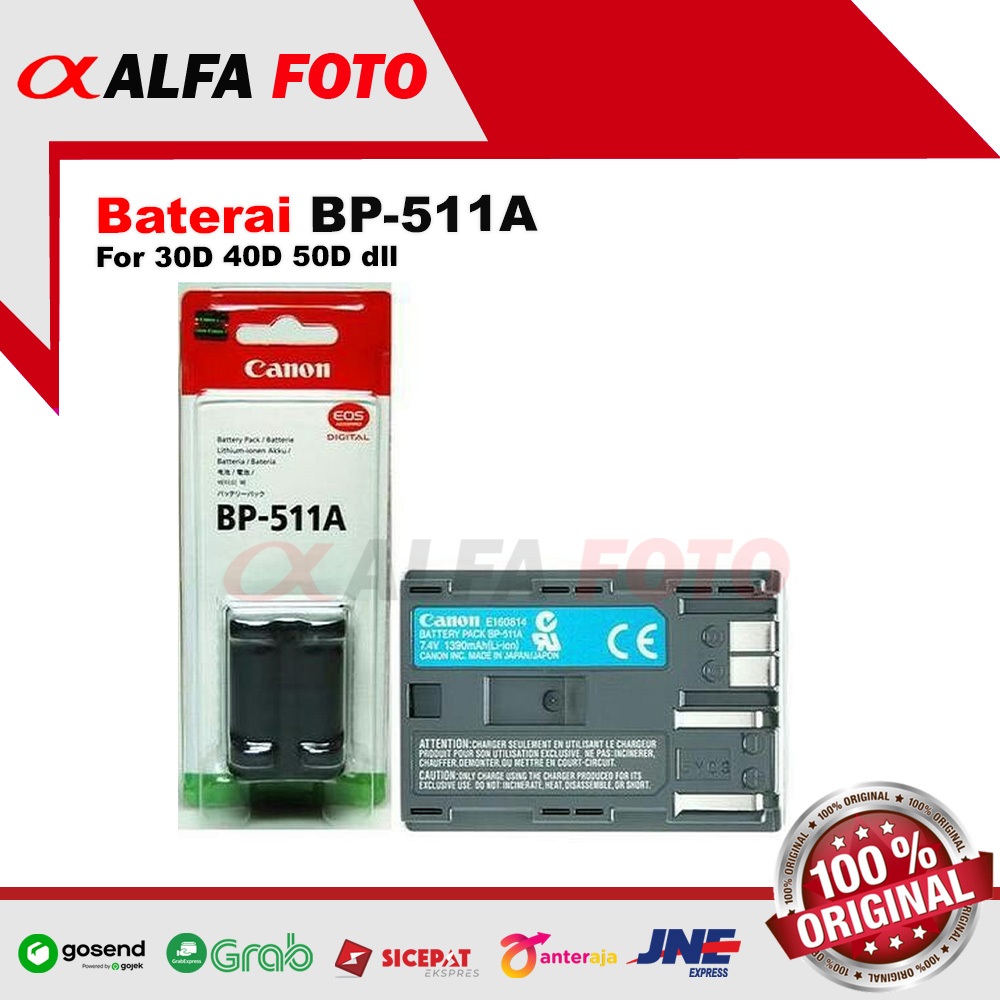 Baterry / Baterai / Batre BP-511A BP 511A BP511A 30d 40d 50d