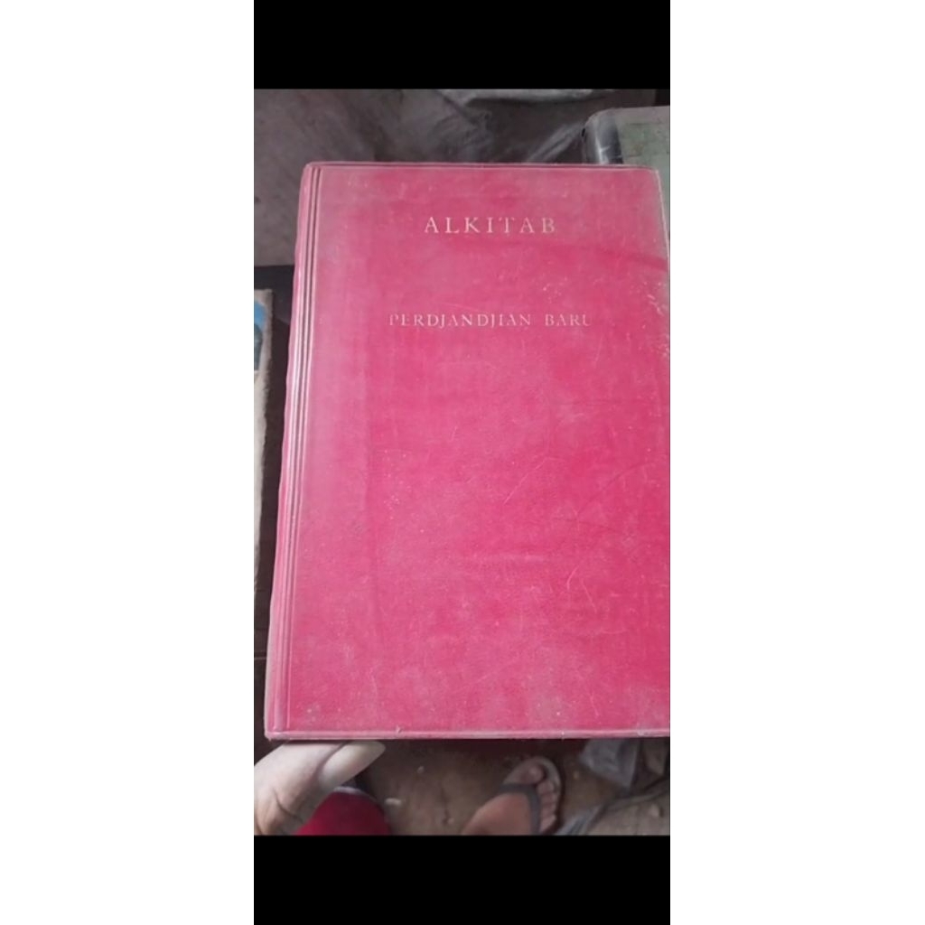 Alkitab Perdjandjian Baru Jadul / Lawas Ejaan Lama (Van Ophuijsen / Soewandi) - Kitab Injil Kuno Lan