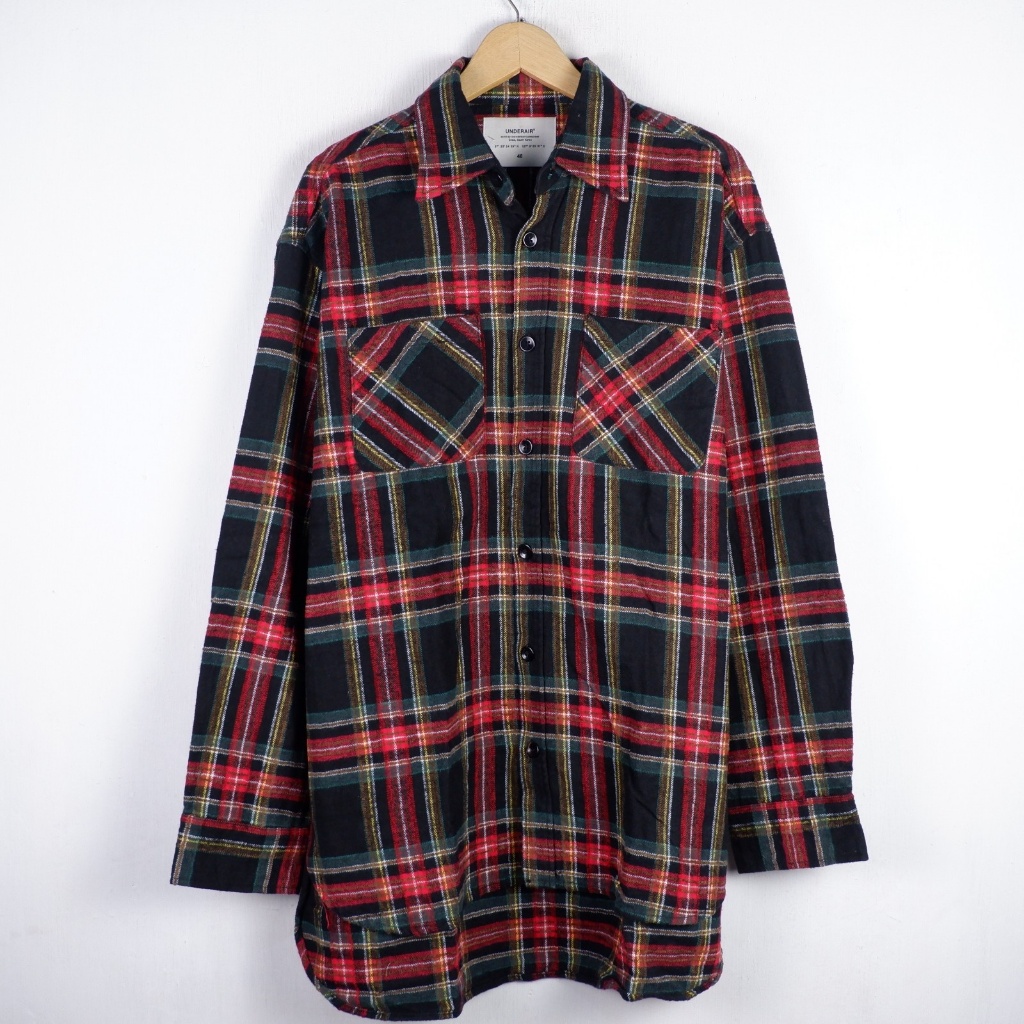 KEMEJA UNDERAIR PATTERN FLANEL SHIRT FL148 SIZE L-XL