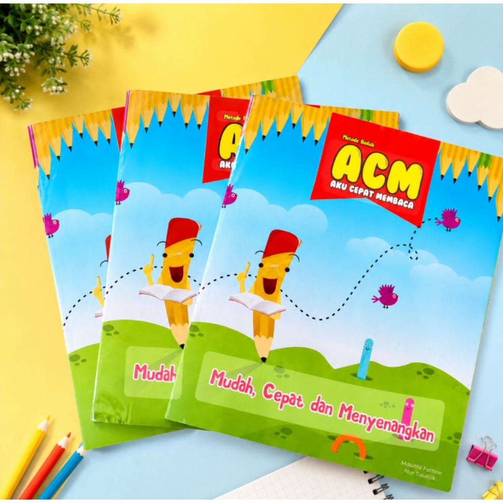 BUKU ACM/METODE ACM/BUKU ORI ACM/AKU CEPAT MEMBACA/BUKU ACM MURAH/ BUKU BACA ANAK PAUD TK/BUKU BACA 