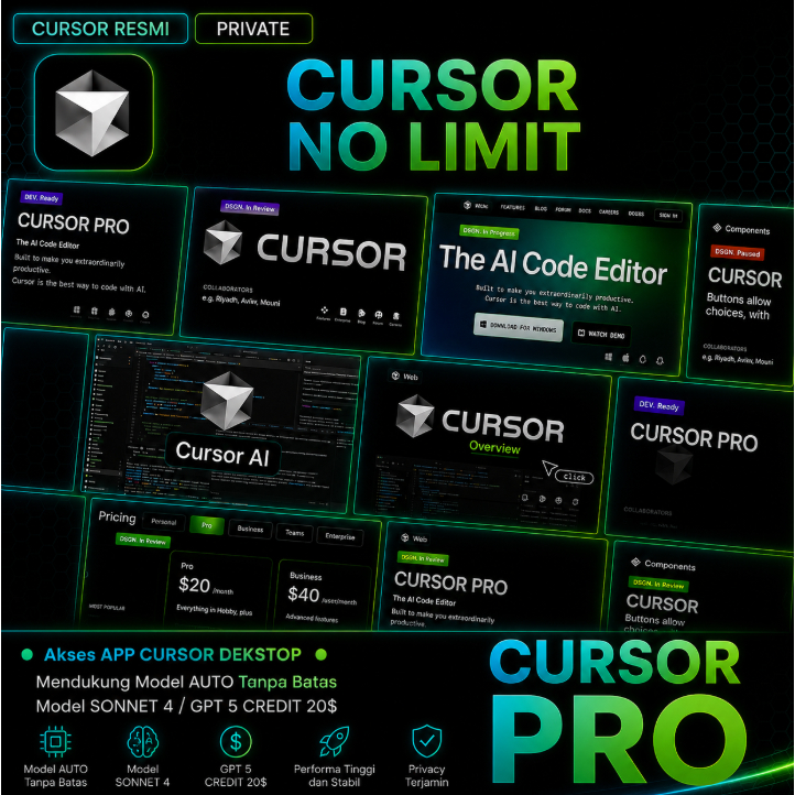 API adaCODE Cursor AI  Private NO limit